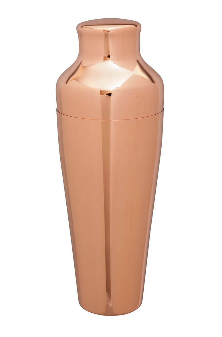 Cocktail Shaker 550ml Art Deco Copper (3338)